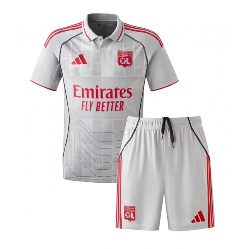 Dres Olympique Lyonnais Rezervni za djecu 2025-26 Kratak Rukav (+ kratke hlače)